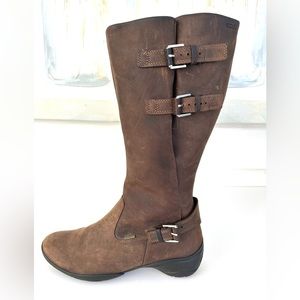 Brand New Nubuck Ecco Women’s Tall Boots Size 8